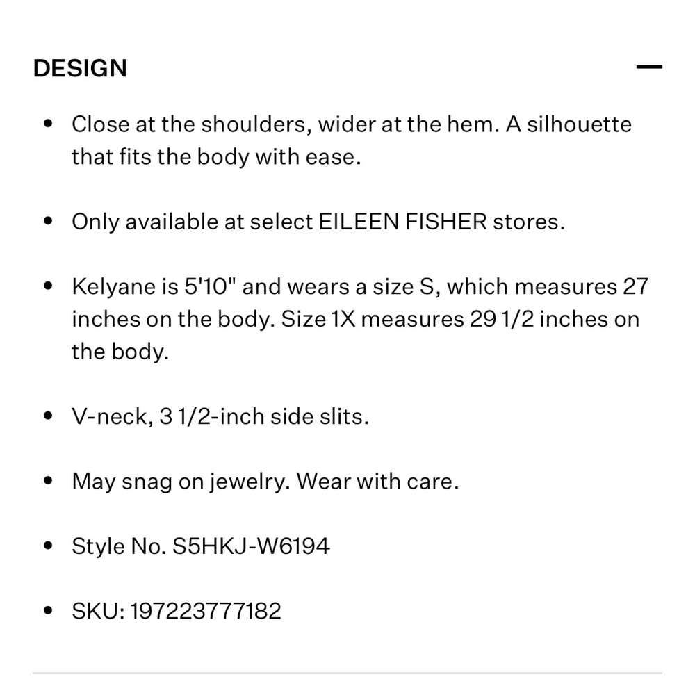 NWOT! Eileen Fisher Italian Cashmere V-Neck Sweater in “eclipse” - Picture 7 of 15